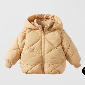 NWT Zara Puffer Jacket Coat Size 4-5 Kids